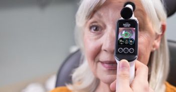 Neues Tono-Vera Tonometer mit ActiView Positioning System (Foto: AMETEK-Reichert)